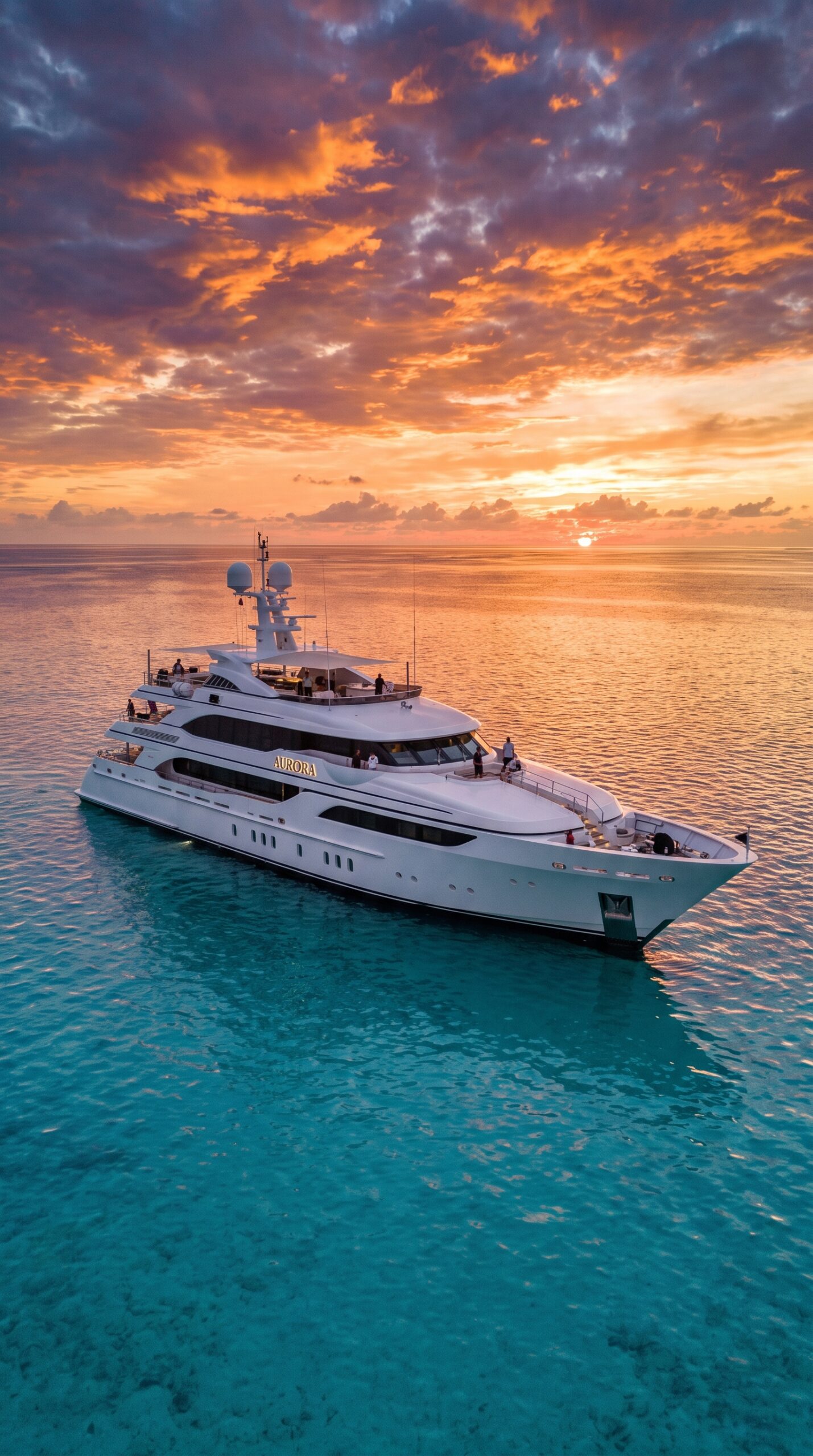 Luxury Infinity Yacht Wallpaper